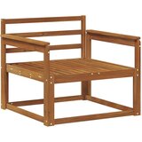  Srednja sofa za van Čvrsto drvo akacije Prirodna - Prirodna Otvoreni okvir | shoptok.hr