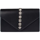 Shelvt Black clutch bag with decorative crystals | Eponuda.ba
