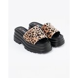 SEASTAR Leopard print platform flip-flops | Shoptok.si