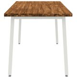  Kvadratni blagovaonski stol 160 x 70 x 75 cm Prirodna - Prirodna i bijela 160 x 70 x 75 cm Četvrtasto | shoptok.hr