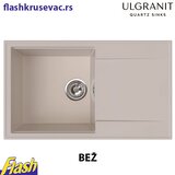  Granitna sudopera Ulgranit ULG780 (BEŽ) + fleksibilna slavina Minotti - SET | Eponuda.com