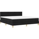  Krevet s oprugom s madracem Crn 180x200 cm Tkanina | shoptok.hr