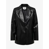 JDY Black women's faux leather jacket Fox - Women