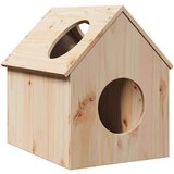vidaXL Kućica za mačke 41x50x50 cm Puno drvo Bor | shoptok.hr