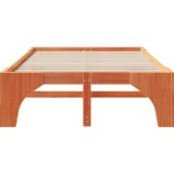  Krevet s daskama s pohranom Smeđa 120 x 190 cm Masivna borovina | shoptok.hr