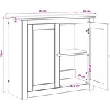  Stalak za akvarij PANAMA Smeđa 81 x 36 x 73 cm 250 kg | shoptok.hr