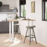  Noge za barsko mizo v obliki črke U, 2 kosa, bele, 60 x (110-111) cm, jeklo | Shoptok.si