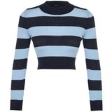 Trendyol Sweater - Navy blue - Regular fit Cene