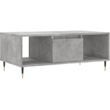 Maison Chic Klubska mizica - kavna mizica - Nizka mizica betonsko siva 90x50x36,5 cm inženirski les, (21753976) Cene