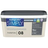 SWINGCOLOR NOTRANJA DISPERZIJSKA BARVA SIMPLY ŠT.08 (1 l, siva bež) | Shoptok.si