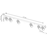  Brilagi - LED spot svetiljka CRESTO 6xGU10/10W/230V zelena | Eponuda.com