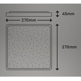 BRILONER 3748-414 - LED plafonsko svetlo LINO LED/15W/230V matni hrom | Eponuda.com