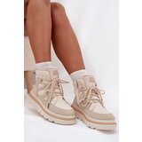 Boto Women's Ankle Boots Platform Light Beige Liorae | shoptok.hr