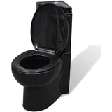 Keramična Kotna WC Školjka Črne Barve
