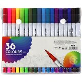  Set of 36 multi-colored double-sided markers in an organizer | shoptok.hr