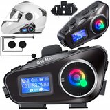 VERKGROUP Aku. LED RGB Q58max bluetooth motoristični radijski interkom LCD, (5000238534) | Shoptok.si
