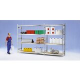 hofe Sestavljivi regal z velikimi policami z iverkami, višina 2500 mm, širina 2000 mm, obremenitev sklopa 1750 kg, globina 400 mm, osnovni regal | Shoptok.si