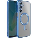AVIZAR Ovitek za Samsung Galaxy A16, združljiv z MagSafe, s kromiranim robom, Modra, (5000189917) | Shoptok.si