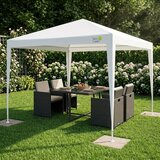  Saska Garden vrtni paviljon 3 &amp;times; 3 &amp;times; 2,45 m &amp;ndash; bijeli Slike