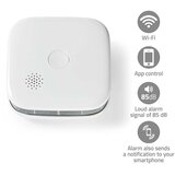 Nedis WIFIDS21WT - detektor dima smartlife 3V/1xCR123A wi-fi tuya | Eponuda.com
