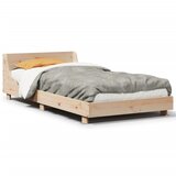 The Living Store Posteljni okvir brez vzmetnice 100x200 cm trdna borovina - Posteljni Okvir, (21523311) | Shoptok.si