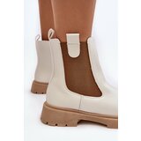 Kesi Women's Chelsea Zipper Boots, White Ramhel cene