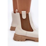 Kesi Women's Chelsea Zipper Boots, White Ramhel Cijene