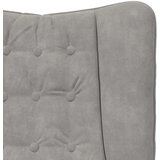  Fotelja Svijetlo siva 63 x 67 x 94 cm Baršun | Eponuda.com