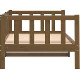  Dnevni ležaj od masivne borovine smeđa boja meda 90 x 200 cm | Eponuda.ba
