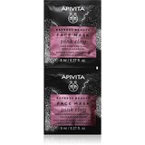 Apivita Express Beauty Pink Clay maska za čišćenje 8 ml Cijene