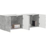 TV zidni ormar Zidne 2 pcs Betonski sivi 59,5 x 31 x 40 cm | shoptok.hr