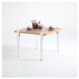Hanah home Sto za kafu Halicheron Wooden White | ePonuda.com