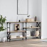 vidaXL Klubska mizica sonoma hrast 150x29x76,5 cm inženirski les | Shoptok.si
