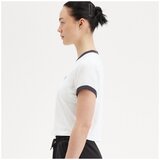 Fred Perry CROPPED RINGER T-SHIRT Bijela | shoptok.hr