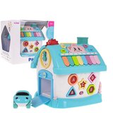  Interaktivna multifunkcionalna kućica s autićem Inlea4Fun DREAMING PARTY - plava | shoptok.hr