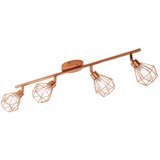 Eglo zapata spot/4, led, g9, 4x2,5w, 4x360lm, bakar/čelik/belo staklo 4546ZR6 | Eponuda.com