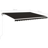  Tenda na automatsko uvlačenje 450 x 350 cm antracit | shoptok.hr