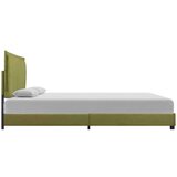  Posteljni okvir brez vzmetnice zelena tkanina 135x190 cm, (21829446) | Shoptok.si