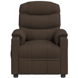  Naslonjač za noge tamnosmeđe tkanine | shoptok.hr