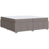  Krevetna konstrukcija Sivo-smeđa 200 x 200 cm tkanina | Eponuda.com