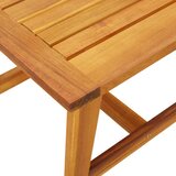  Bocni stol Prirodna nafta 45 x 45 x 40 cm Čvrsto drvo akacije | shoptok.hr