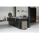 Brabantia Koš za odpadke s pedalom Bo, 2 x 30L - platinasta | Shoptok.si