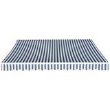Tenda Ročno zložljiva tenda 350 cm modro/bela | Shoptok.si