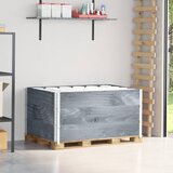  Okviri za palete 3 kom sivi 120 x 80 cm od masivne borovine | shoptok.hr