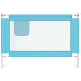 vidaXL sigurnosna ograda za dječji krevet plava 100 x 25 cm od tkanine | shoptok.hr
