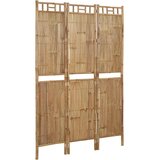 Sobna pregrada s 3 panela od bambusa 120 x 180 cm | shoptok.hr