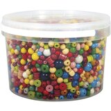 RAYHER Lesene perle, različne barve, 4-16 mm o, posoda 1200 g, (20633788) | Shoptok.si