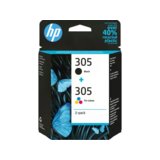 HP 305 2-Pack Tri-color/Black Original Ink Cartridge spremnik s tintom 2 kom Standardni prinos Crno, Plavo, Magenta, Žuto Cijene