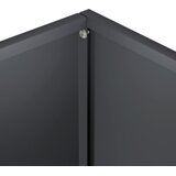  Vrtna saksija 2 kom. Antracit 30 x 30 x 40 cm Čelična vrata | shoptok.hr