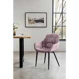 Livetastic Naslanjač Samt, Roza | Shoptok.si
